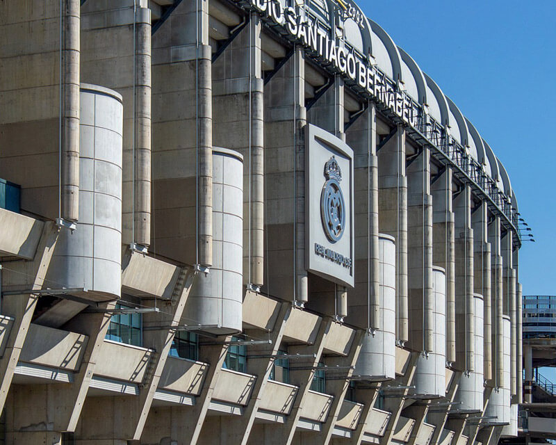 Estadio de Fútbol Santiago Bernabeu en Madrid - Real Madrid Fútbol Club
